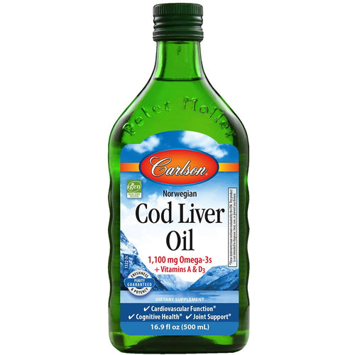 Carlson Labs - Norwegian Cod Liver Oil Regular Flavor - 16.9 fl. oz. EasyOptionXY LLC