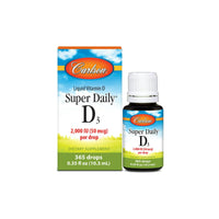 Carlson Super Daily D3 Drops, 2000 IU, 365 Drops EasyOptionXY LLC