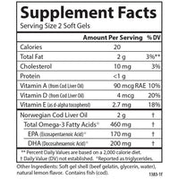 Carlson Laboratories Lightly Lemon Cod Liver Oil 300 Softgel EasyOptionXY LLC