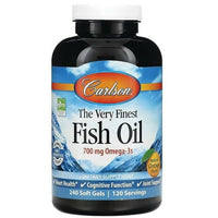 Carlson Very Finest Fish Oil Omega-3 Orange Flavor - 1000mg 240 Softgles EasyOptionXY LLC