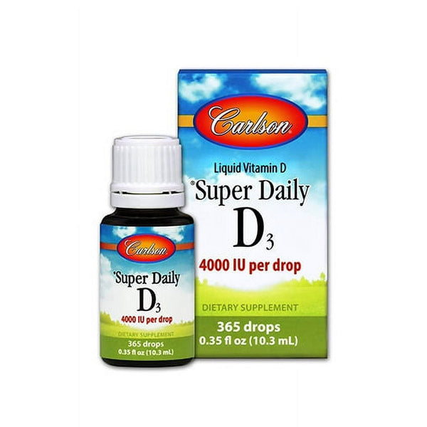 Carlson Super Daily D3 Drops, 0.35 Fl Oz EasyOptionXY LLC