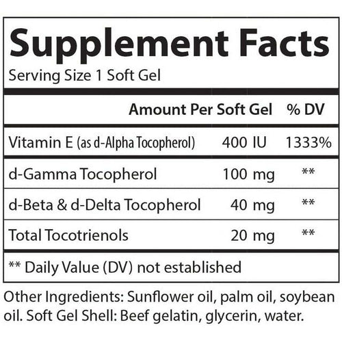 Carlson E-Gems Elite Natural Vitamin E Softgels, 240 Ct EasyOptionXY LLC