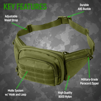 Tactical Waist Bag & MOLLE EDC Pouch For Outdoor Activities Jupiter Gear