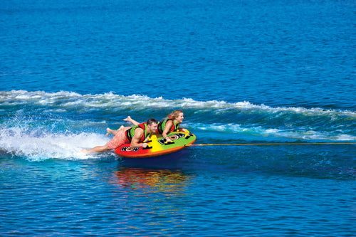 WOW Sports Uto Galaxy 1-2 Person Towable Water Tube For Pool and Lake (18-1080) Jupiter Gear