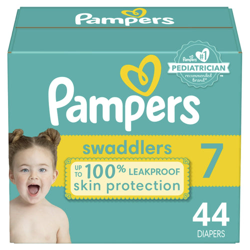 Pampers Swaddlers Diapers Size 7, 44 Count EasyOptionXY LLC