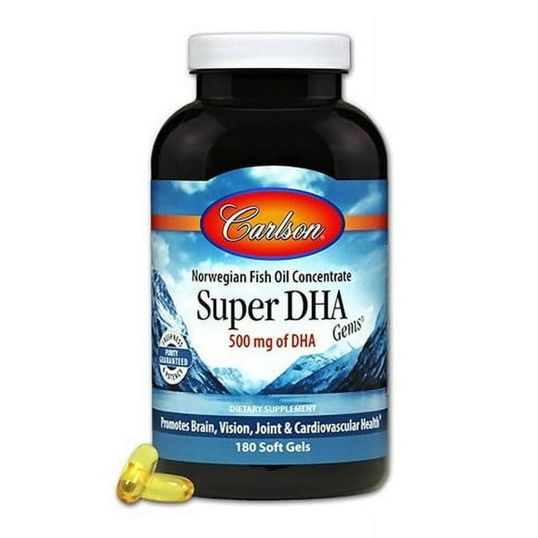 Carlson Super DHA Gems, softgels, 180 ea EasyOptionXY LLC