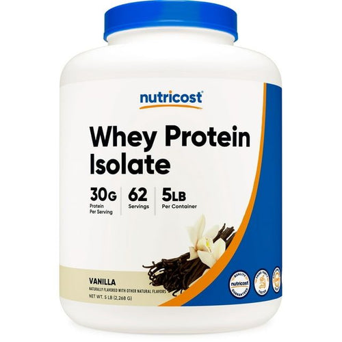 Nutricost Whey Protein Isolate Powder (Vanilla) 5LBS EasyOptionXY LLC