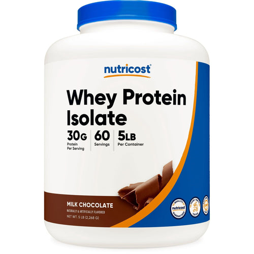 Nutricost Whey Protein Isolate Powder (Milk Chocolate) 5LBS EasyOptionXY LLC