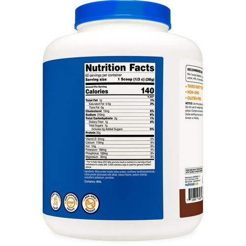 Nutricost Whey Protein Isolate Powder (Milk Chocolate) 5LBS EasyOptionXY LLC