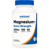 Nutricost Magnesium+ Extra Strength 420mg, 120 Capsules - 60 Servings. Magnesium Glycinate, Oxide - Non-GMO, Gluten Free, Vegan Friendly EasyOptionXY LLC