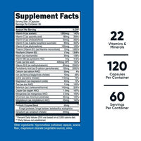 Nutricost Multivitamin With Probiotics (Unisex) 120 Vegetarian Capsules EasyOptionXY LLC