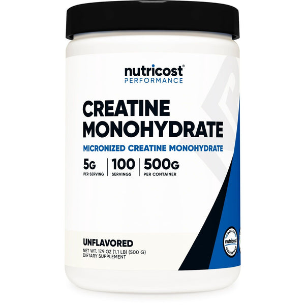 Nutricost Creatine Monohydrate Powder 500 Grams (Unflavored) Supplement EasyOptionXY LLC