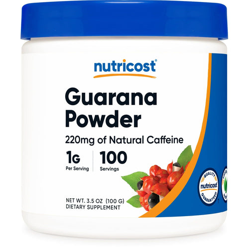 Nutricost Guarana Powder 100 Servings, 1 Gram per Serving, Non-GMO and Gluten Free Supplement EasyOptionXY LLC