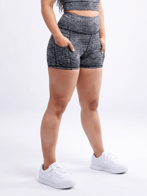 JupiterGear High-Waisted Athletic Shorts with Side Pockets Jupiter Gear