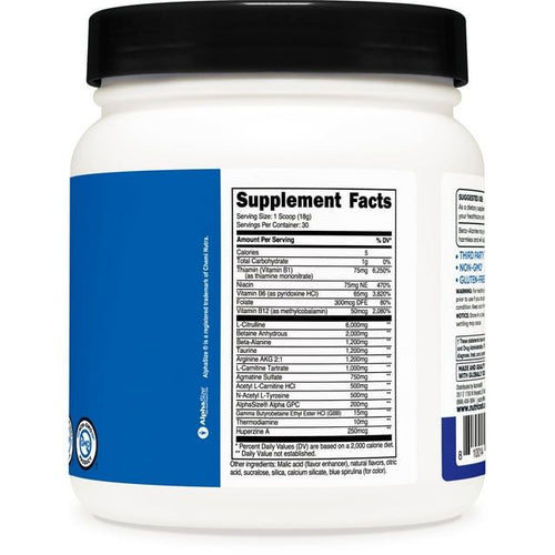Nutricost Stim-Free Pre-Workout Powder Supplement, 30 Servings (Blue Raspberry) EasyOptionXY LLC