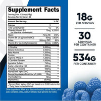Nutricost Stim-Free Pre-Workout Powder Supplement, 30 Servings (Blue Raspberry) EasyOptionXY LLC