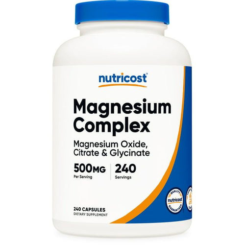 Nutricost Magnesium Complex 500mg, 240 Capsules - Gluten Free & Non-GMO Supplement EasyOptionXY LLC