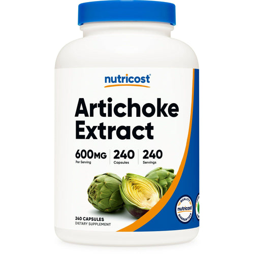 Nutricost Artichoke Extract 600mg, 240 Vegetarian Capsules - Non-GMO Supplement EasyOptionXY LLC