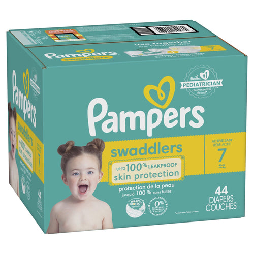 Pampers Swaddlers Diapers Size 7, 44 Count EasyOptionXY LLC