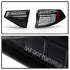 Spyder 08-14 Subara Impreza WRX Hatchback LED Tail Lights Seq Signal Black ALT-YD-SI085D-SEQ-BK OffRoadUSA.com