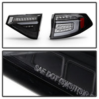Spyder 08-14 Subara Impreza WRX Hatchback LED Tail Lights Seq Signal Black ALT-YD-SI085D-SEQ-BK OffRoadUSA.com
