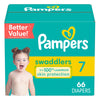 Pampers Swaddlers Diapers Size 7, 66 Count EasyOptionXY LLC