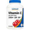 Nutricost Vitamin C with Rose Hips Supplement 1000mg, 240 Capsules EasyOptionXY LLC