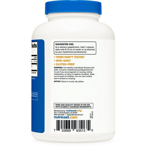 Nutricost Vitamin C with Rose Hips Supplement 1000mg, 240 Capsules EasyOptionXY LLC