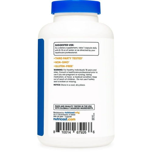 Nutricost Horny Goat Weed Extract (Epimedium) 600mg Capsules, 180 Servings - Gluten Free & Non-GMO Supplement EasyOptionXY LLC