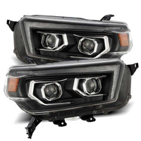AlphaRex 10-13 Toyota 4Runner LUXX-Series Projector Headlights Black OffRoadUSA.com