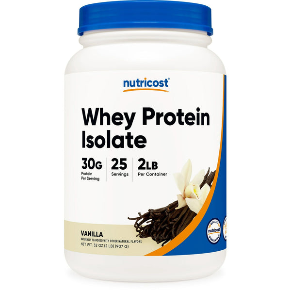 Nutricost Whey Protein Isolate Powder (Vanilla) 2LBS - Gluten Free & Non-GMO EasyOptionXY LLC