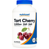 Nutricost Tart Cherry Extract 3000mg, 240 Vegetarian Capsules - Gluten Free, Non-GMO Supplement EasyOptionXY LLC