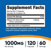Nutricost Slippery Elm Bark Capsules 1000mg Per Serving, 120 Capsules - Non-GMO Supplement EasyOptionXY LLC