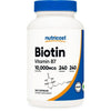 Nutricost Biotin (Vitamin B7) Supplement 10,000mcg (10mg), 240 Capsules EasyOptionXY LLC