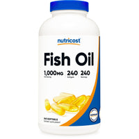 Nutricost Fish Oil Supplement 1000mg, 240 Softgels - 560mg of Omega-3 EasyOptionXY LLC