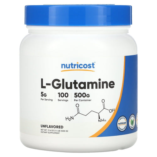 Nutricost L-Glutamine Powder (500 G) 100 Servings - Intra-Workout Supplement EasyOptionXY LLC