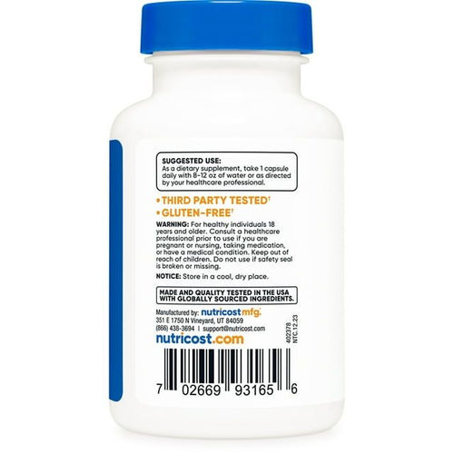 Nutricost Tudca 250mg, 60 Capsules (Tauroursodeoxycholic Acid) - Gluten Free, Non-GMO Supplement EasyOptionXY LLC