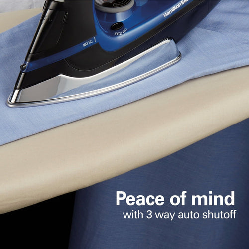 Hamilton Beach Retractable Cord Iron, Stainless Steel Soleplate, 14290 EasyOptionXY LLC