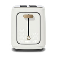 Beautiful 2-Slice Toaster with Touch-Activated Display, White Icing by Drew Barrymore EasyOptionXY LLC