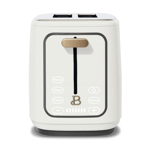 Beautiful 2-Slice Toaster with Touch-Activated Display, White Icing by Drew Barrymore EasyOptionXY LLC