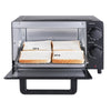 Mainstays 4 Slice Toaster Oven with 3 Setting, Baking Rack and Pan, Black, New EasyOptionXY LLC