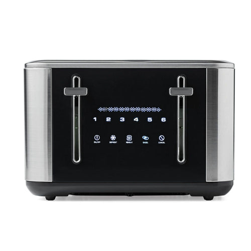 Farberware Touchscreen 4-Slice Toaster, Stainless Steel and Black, New EasyOptionXY LLC