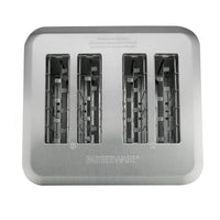 Farberware Touchscreen 4-Slice Toaster, Stainless Steel and Black, New EasyOptionXY LLC