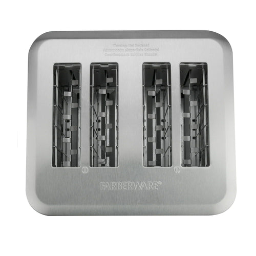 Farberware Touchscreen 4-Slice Toaster, Stainless Steel and Black, New EasyOptionXY LLC