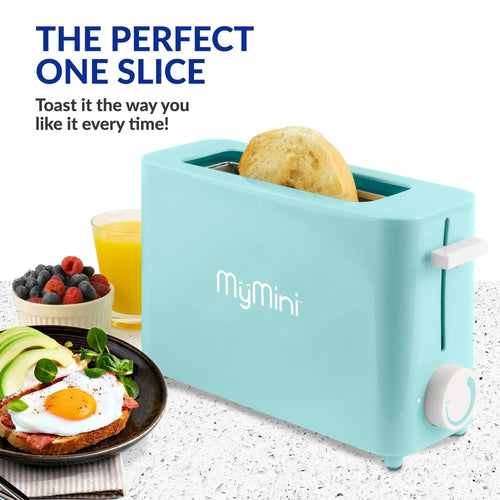 MyMini Single Slice Toaster, Aqua EasyOptionXY LLC
