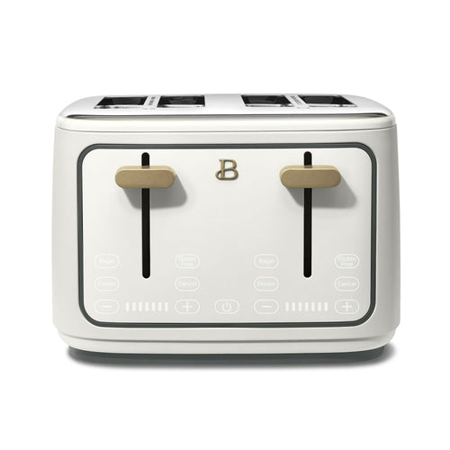 Beautiful 4-Slice Toaster with Touch-Activated Display, White Icing by Drew Barrymore EasyOptionXY LLC