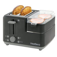 West Bend 2-Slice Breakfast Station Egg & Muffin Toaster, 78500, New EasyOptionXY LLC