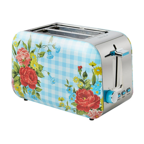 The Pioneer Woman Sweet Rose 2-Slice Toaster, Blue, New EasyOptionXY LLC