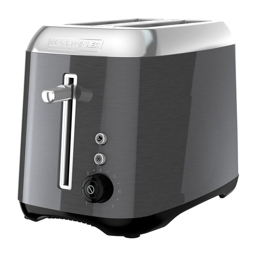 Black & Decker 2 Slice Black Stainless Steel Toaster EasyOptionXY LLC