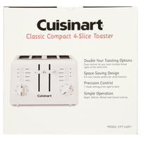 Cuisinart Toasters 4 Slice Compact Plastic Toaster, New, CPT-142P1 EasyOptionXY LLC